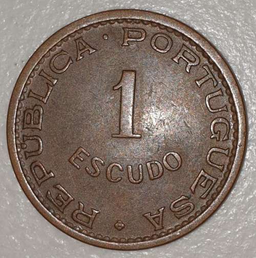 1968 - 1 ESCUDO - MOCAMBIQUE - MOZAMBIQUE - (Bronze)